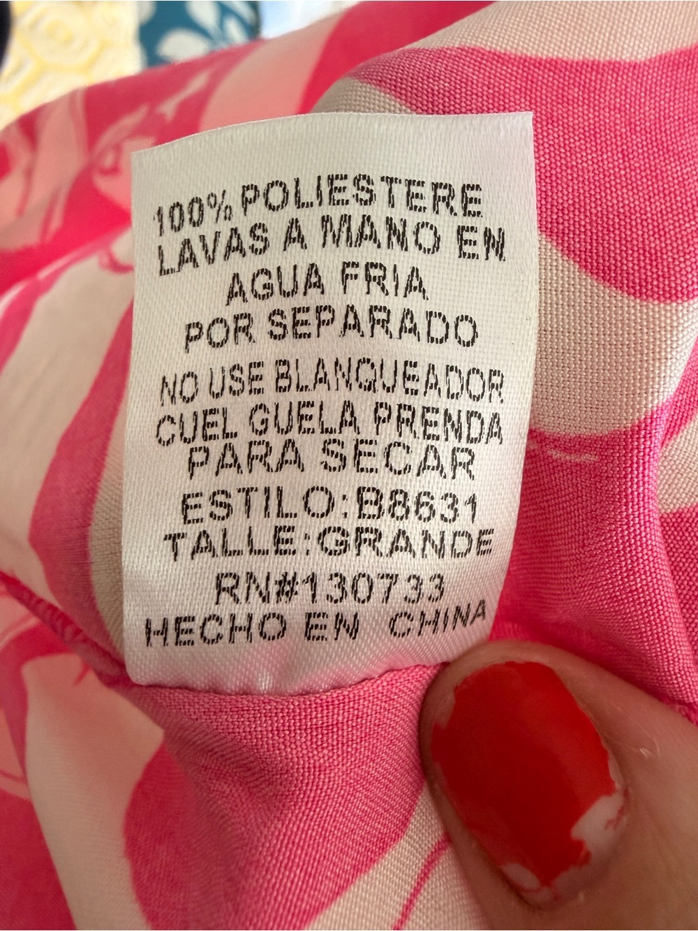 Umgee Pink and Cream Floral Tie-Waist Dress - Picture 9 of 9